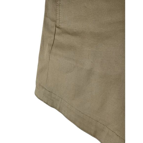 Theory Clean Chino Shorts Cotton Casual Beige Size 4 - Picture 5 of 11